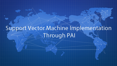 Support Vector Machine Implementation Through PAI