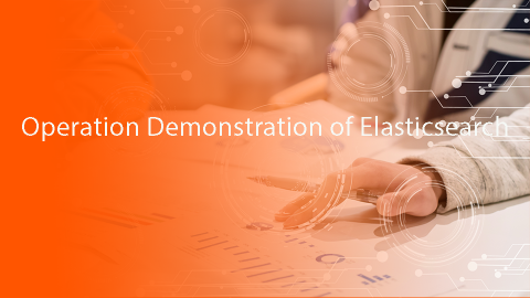Operation Demonstration of Elasticsearch