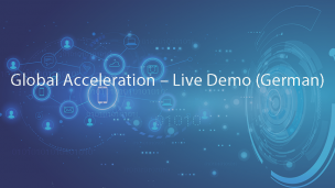 Global Acceleration – Live Demo (German)