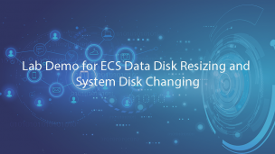 Lab Demo for ECS Data Disk Resizing and System Disk Changing