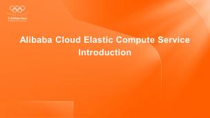 Alibaba Cloud Elastic Compute Service Introduction - English