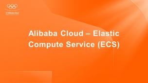 Alibaba Cloud – Elastic Compute Service (ECS)