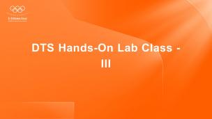 DTS Hands-On Lab Class - III