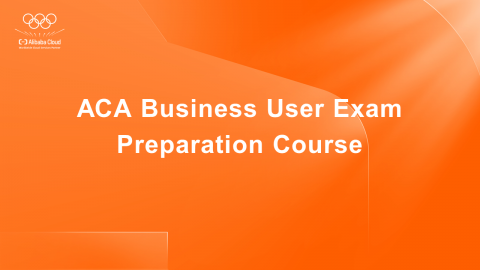 ACA Business User Exam Preparation Course