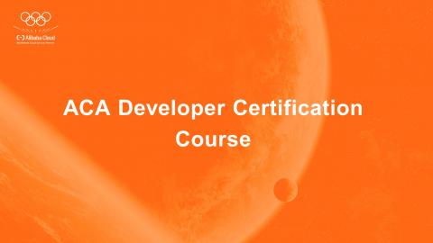 ACA Developer Certification Course