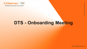 DTS - Onboarding Meeting