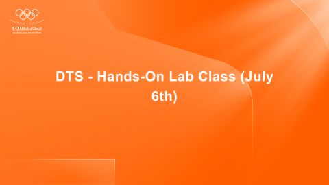 DTS - Hands-On Lab Class (July 6th)