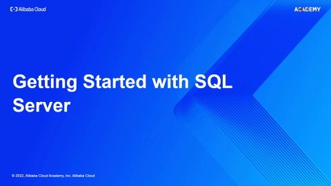 Getting Started with SQL Server