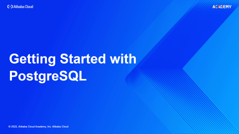 Getting Started with PostgreSQL