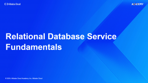 Relational Database Service Fundamentals