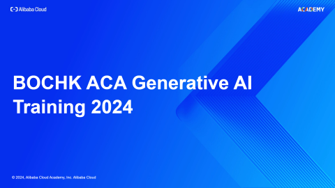 BOCHK ACA Generative AI Training 2024