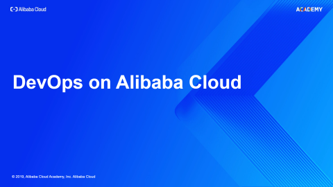 ACT81003 - DevOps on Alibaba Cloud - Courseware - En