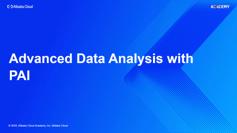 Advanced Data Analysis with PAI