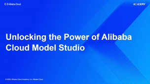 Unlocking the Power of Alibaba Cloud Model Studio