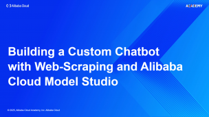 Building a Custom Chatbot with Web-Scraping and Alibaba Cloud Model Studio